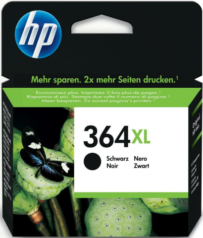 HP 364XL sort original blækpatron 18ml HP CN684EE / HP CB321EE