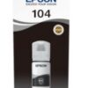 Epson 104 sort blækrefill 70ml original C13T00P140