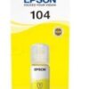 Epson 104 gul blækrefill 70ml original C13T00P440