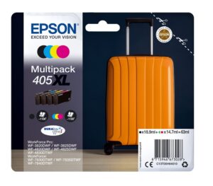 Multipack! Epson 405XL BK/C/M/Y blækpatron original - Skarp pris