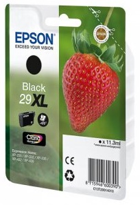 Epson 29XL sort blækpatron