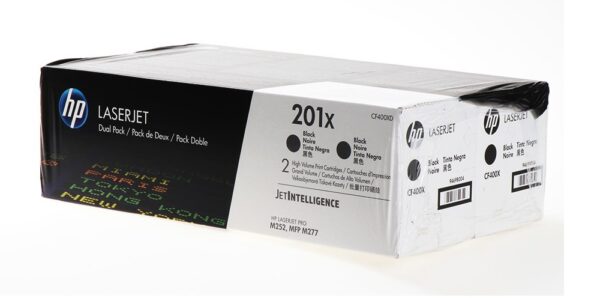 HP 201X dual pack sort original toner 5.600 sider HP CF400XD