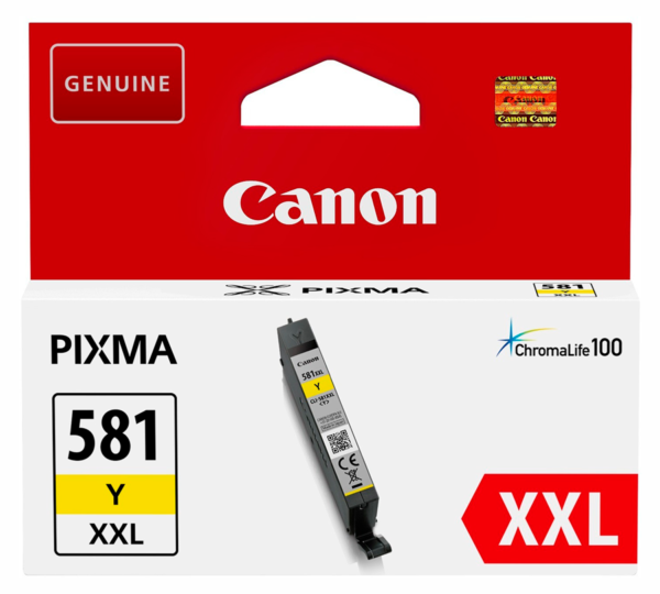 Canon CLI-581XXL Y gul blækpatron 11.7 m original 1997C001