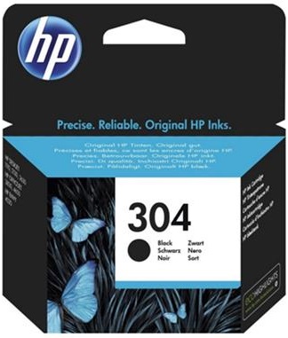 HP 304 sort blækpatron 165 sider original HP N9K06AE#UUS