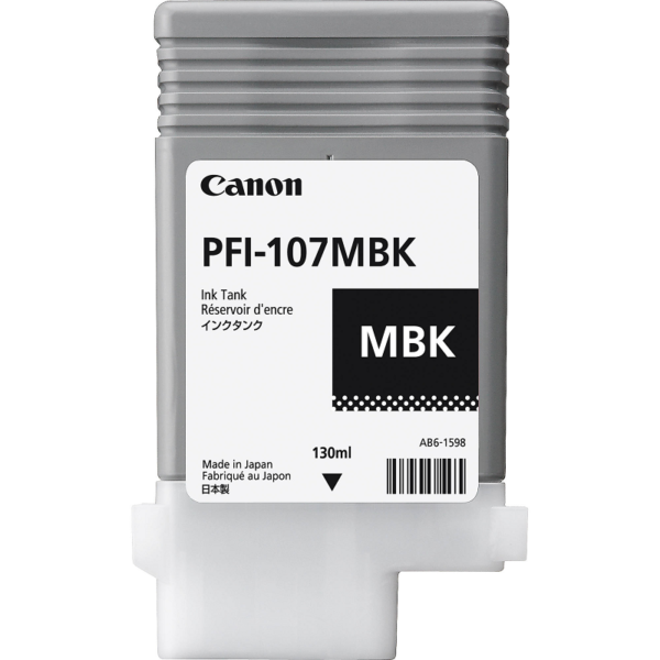 Canon PFI-107MBK mat sort blækpatron 130ml