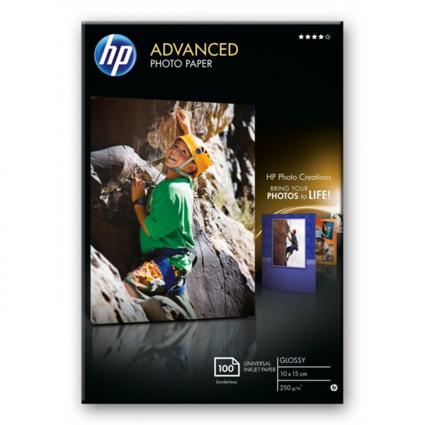 HP Advanced fotopapir glossy 10x15cm