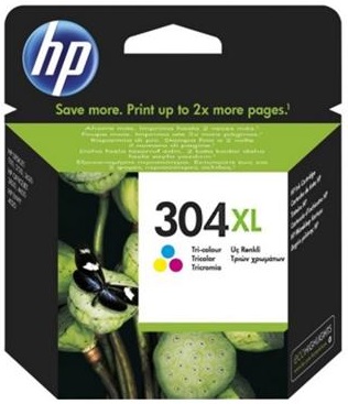 HP 304XL farve blækpatron original HP N9K07AE#UUS