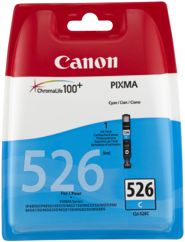 Canon CLI-526C cyan blækpatron 9ml
