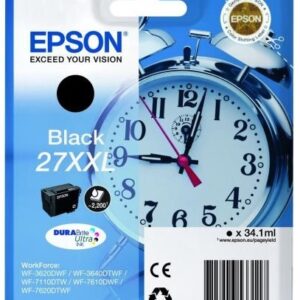 Epson 27XXL sort blækpatron original - T2791 - C13T27914012