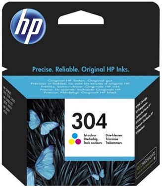 HP 304 farve blækpatron 165 sider original HP N9K05AE#UUS