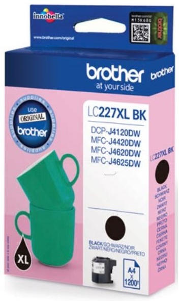 Brother LC227XLBK sort blækpatron